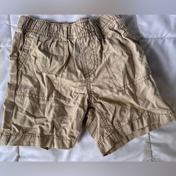 Carters Boys Cotton Khaki Shorts - Picture 1 of 3